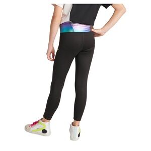 Girls’ J-Sport justice Cross Waistband Active 3-D printed logo Leggings sz 12-14